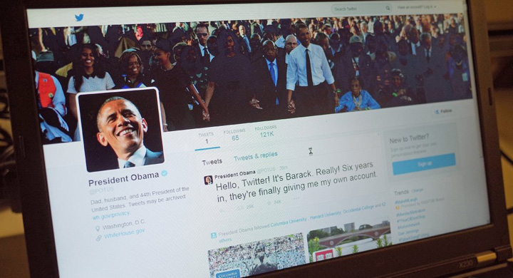 Barack Obama si-a facut cont Twitter