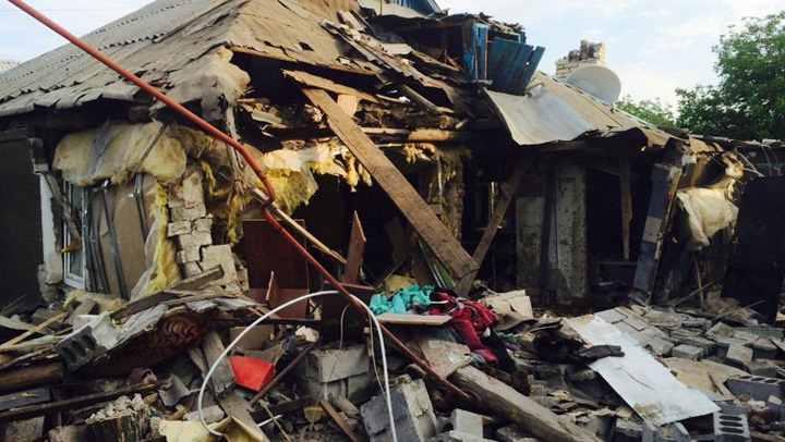 Un obuz ucrainean a decimat o familie in Donetk