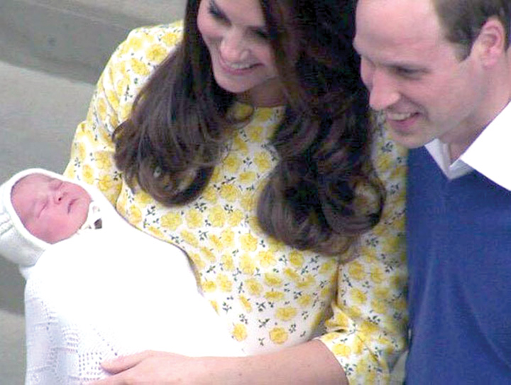 Printesa Charlotte, crestinata in aceeasi biserica in care a fost botezata si bunica sa, Diana