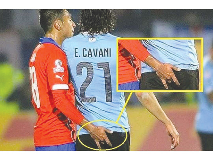 Jara l-a gadilat in scorbura pe Cavani