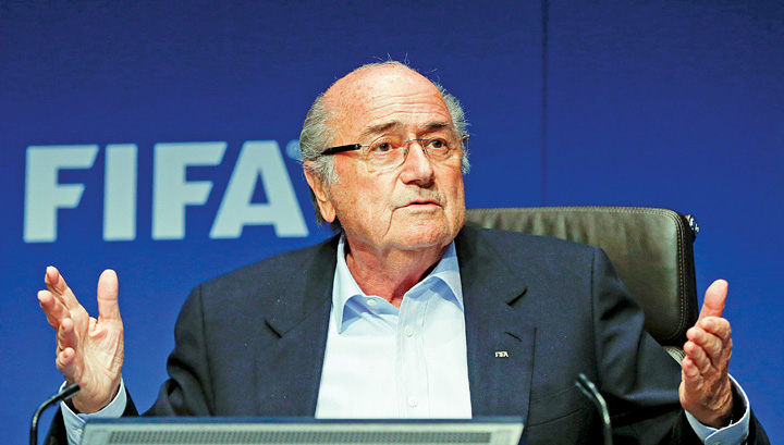 FIFA President Blatter addresses a news conference in Zurich - Ziarul National