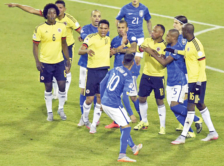 0-1 cu Columbia si Neymar eliminat!