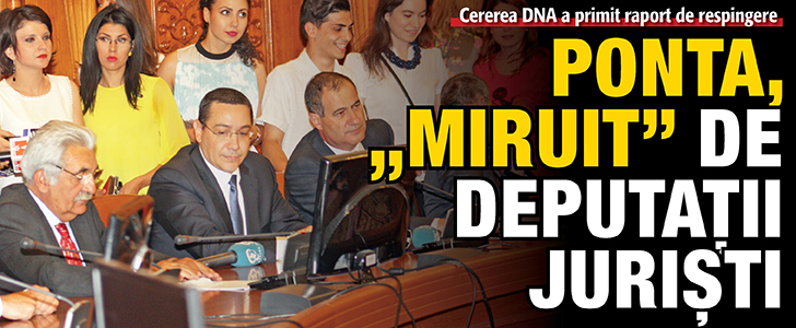 Ponta, „miruit” de deputatii juristi