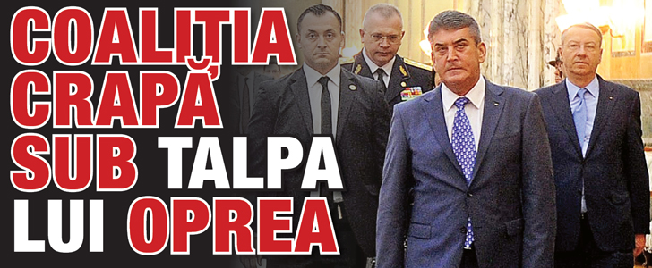 Coalitia crapa sub talpa lui Oprea