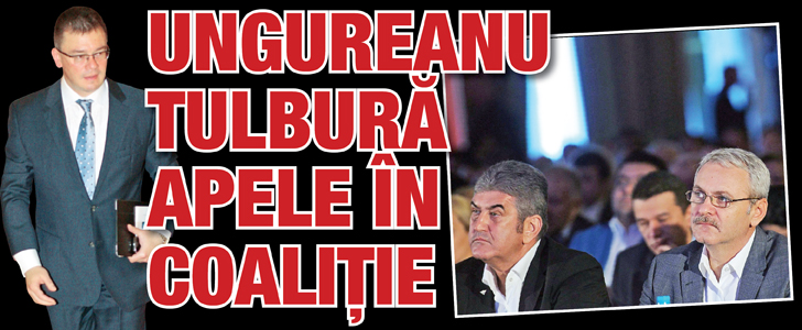 Ungureanu tulbura apele in coalitie