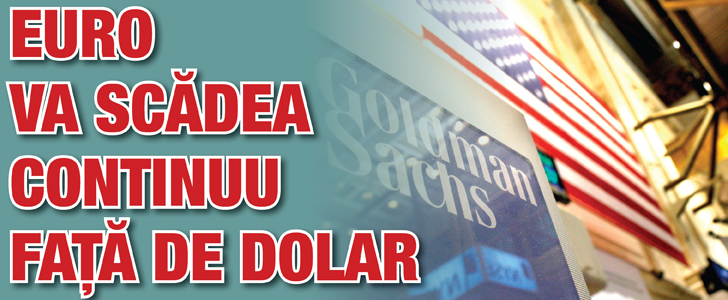Euro va scadea continuu fata de dolar