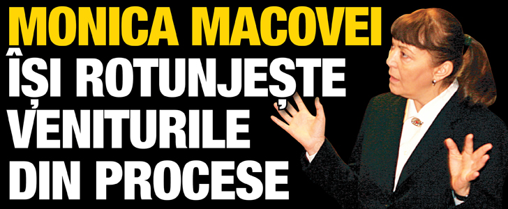 Monica Macovei isi rotunjeste veniturile din procese