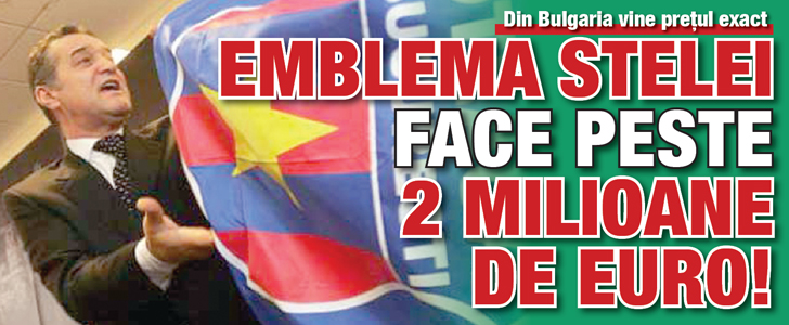 Emblema Stelei face peste 2 milioane de euro!