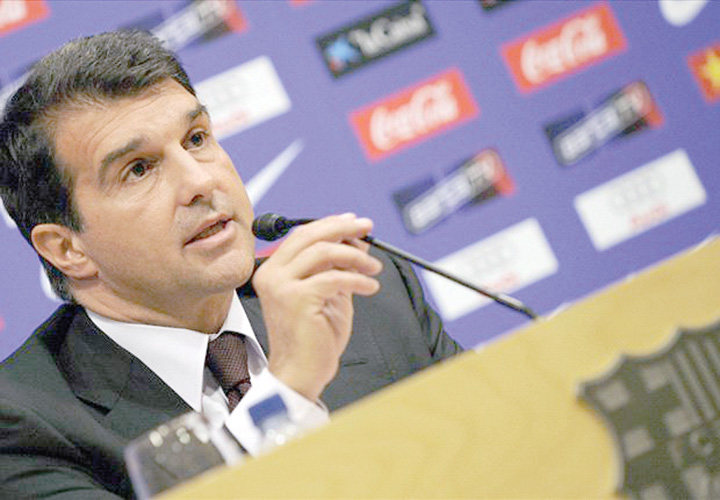 Laporta revine la Barcelona!