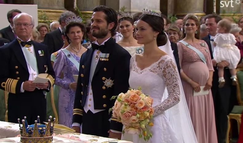 Imagini superbe de la nunta printului Carl Philip al Suediei cu aleasa inimii sale, Sofia (VIDEO)