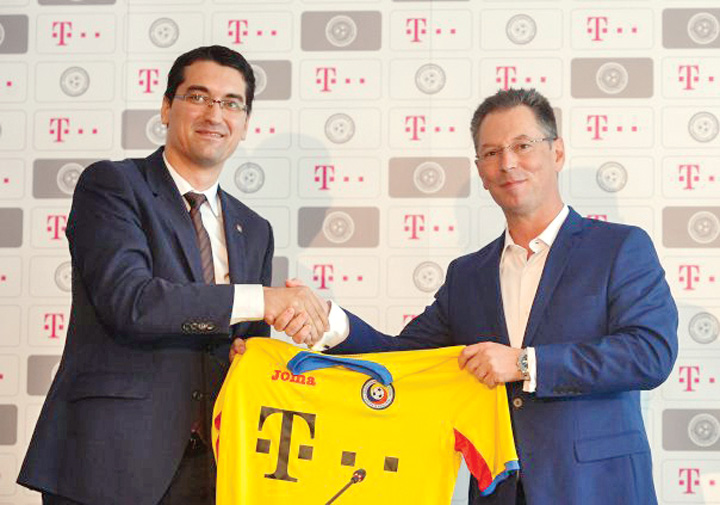 Telekom, sponsor principal al nationalei