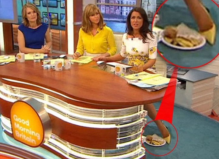 Supervedeta indragita de la matinal, prinsa cu mancarea, nu cu amanta!