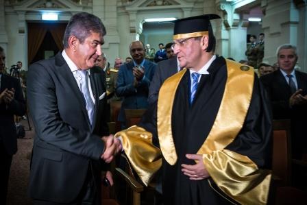 Maior, noul ambasador al Romaniei in SUA, Doctor Honoris Causa al Academiei Tehice Militare