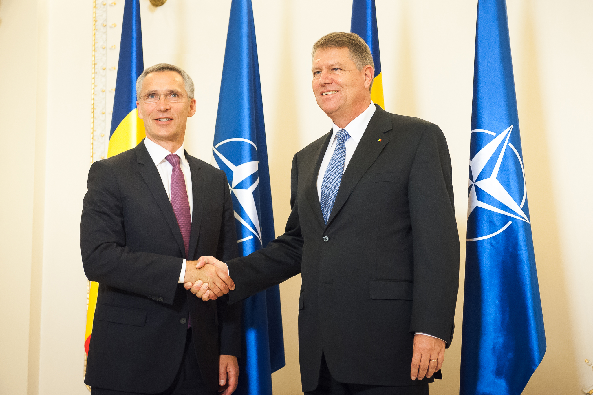 Iohannis si secretarul general al NATO, declaratii comune dupa intrevederea de la Cotroceni