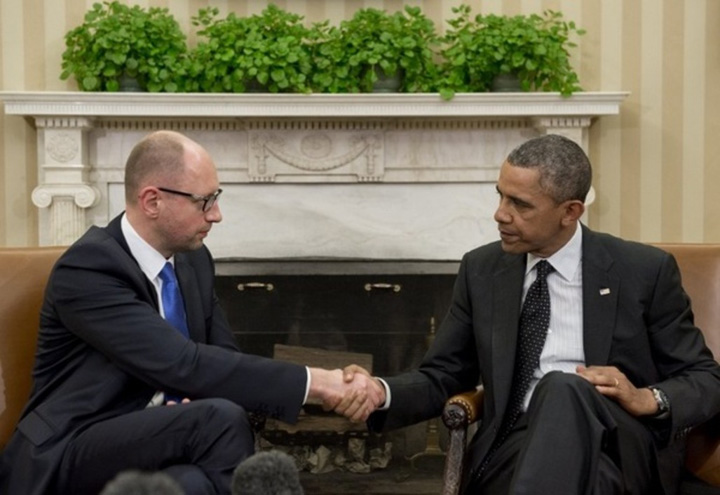 Obama promite Kievului ca mentine sanctiunile americane impotriva Rusiei