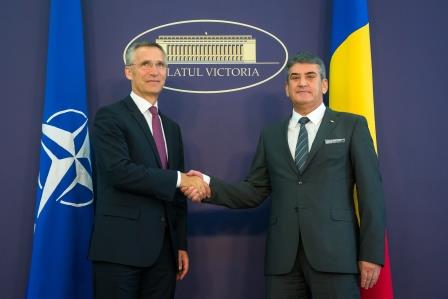 Secretarul general al NATO, primit de premierul interimar la Palatul Victoria