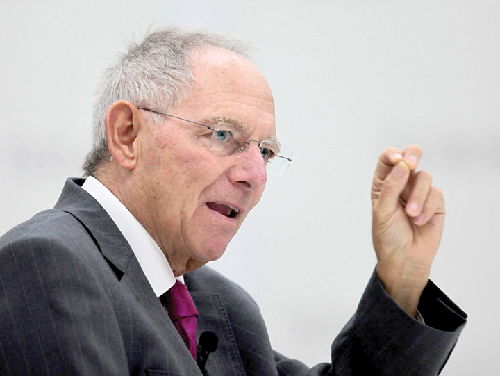 Wolfgang Schauble gest mana - Ziarul National