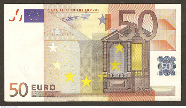 bancnota 50 euro - Ziarul National
