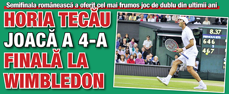 Tecau, a 4-a finala la Wimbledon