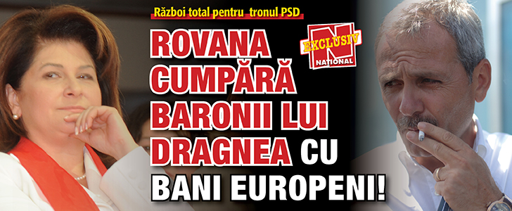 Rovana cumpara baronii lui Dragnea cu bani europeni!