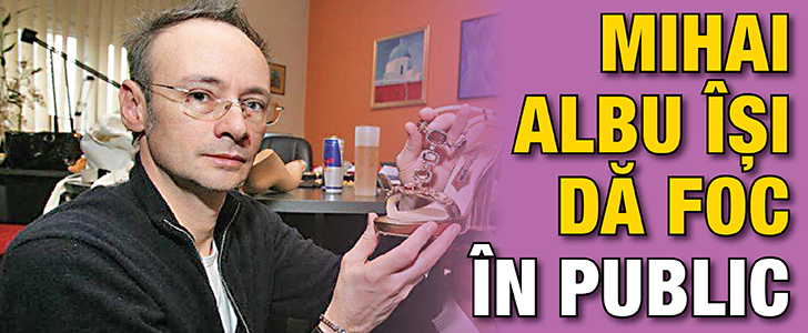 Mihai Albu isi da foc in public!