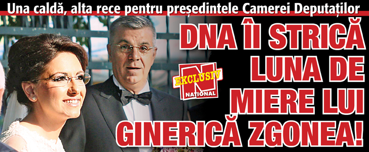 DNA ii strica luna de miere lui ginerica Zgonea!