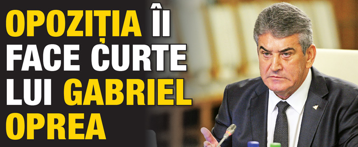 Opozitia ii face curte lui Gabriel Oprea