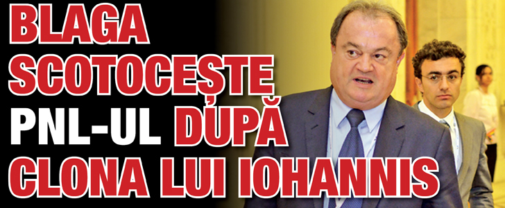 Blaga scotoceste PNL-ul dupa clona lui Iohannis