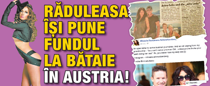 Mihaela Radulescu isi pune fundul la bataie in Austria!