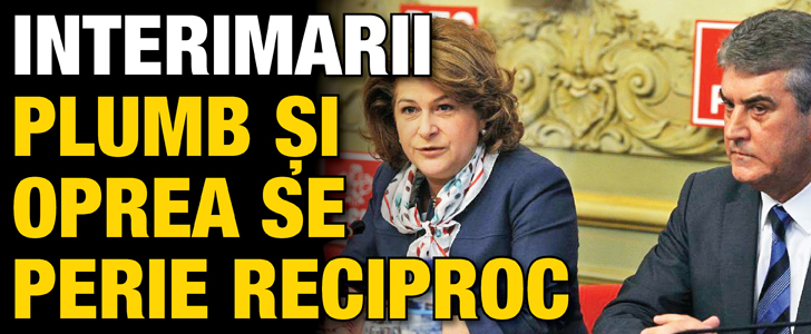 Interimarii Plumb si Oprea se perie reciproc