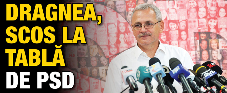 Dragnea, scos la tabla de PSD