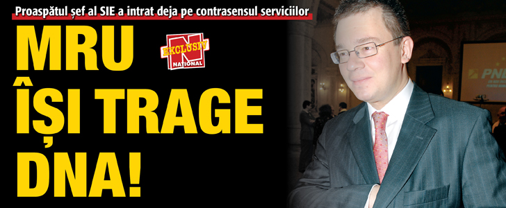 MRU isi trage DNA!