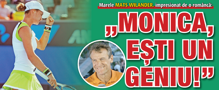 Marele Mats Wilander, impresionat de o romanca: „Monica, esti un geniu!”