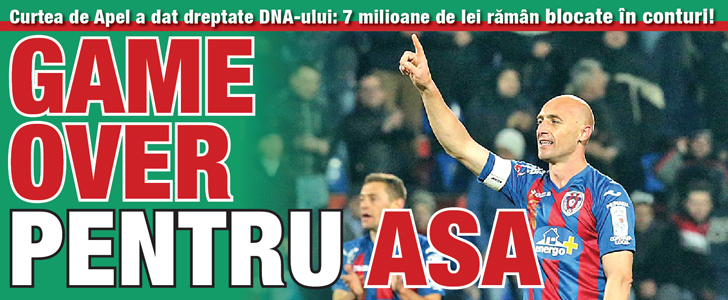 Game over pentru ASA