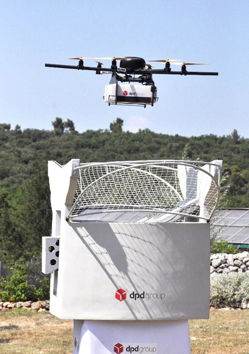 Livrari de colete cu ajutorul dronelor