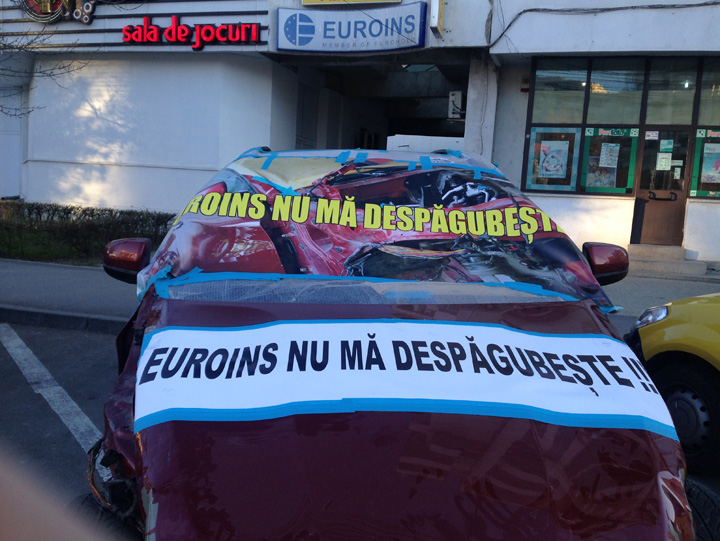 masina protest Euroins 2