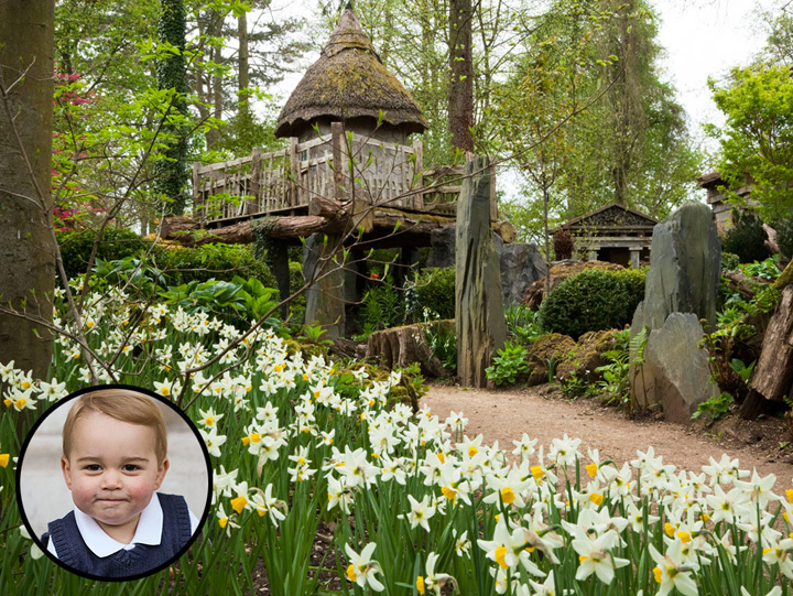 Uite ce loc de joaca i-a facut Charles nepotului in curtea palatului