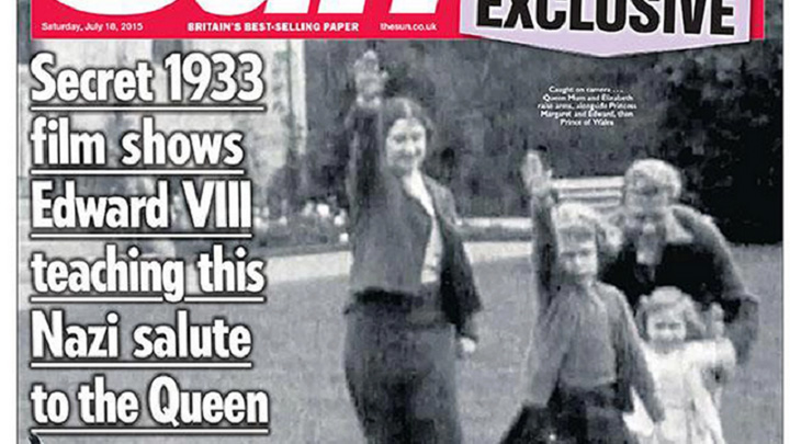 Regina Elisabeta a II-a cunostea de mica salutul nazist
