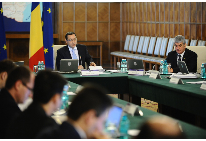 sedinta de guvern Ponta Oprea - Ziarul National