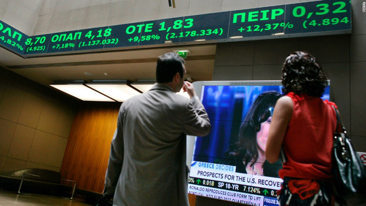 Bursa din Grecia se prabuseste!