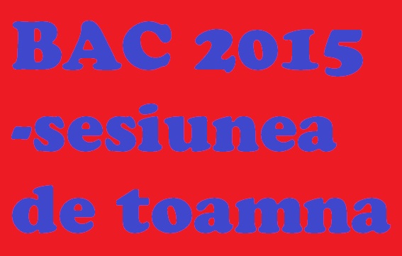 Rezultate finale BAC 2015 toamna: Au fost afisate notele. Ce a anuntat ministerul!