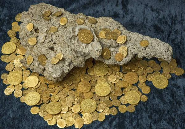 Comoara in valoare de 4,5 milioane dolari, descoperita in largul Floridei