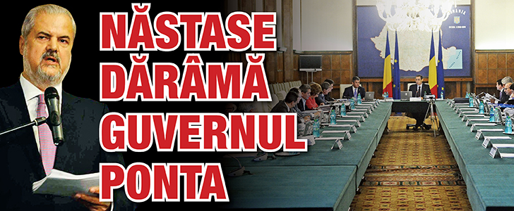 Nastase darama Guvernul Ponta