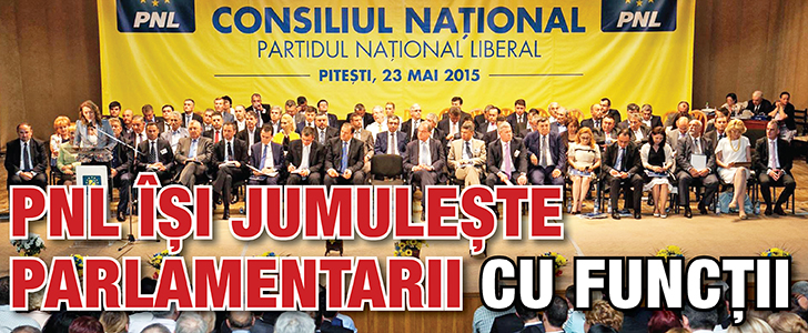 PNL isi jumuleste parlamentarii cu functii