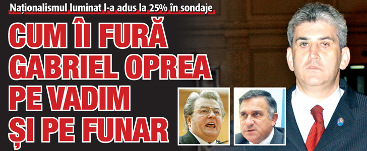 Cum ii fura Gabriel Oprea pe Vadim si Funar