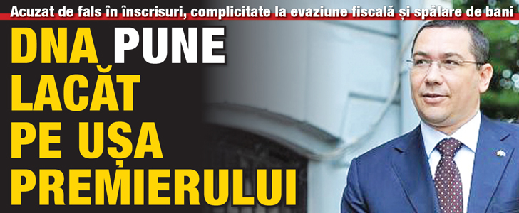 DNA pune lacat pe usa premierului