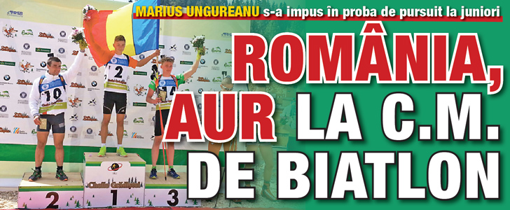 Aur pentru Romania la C.M. de biatlon