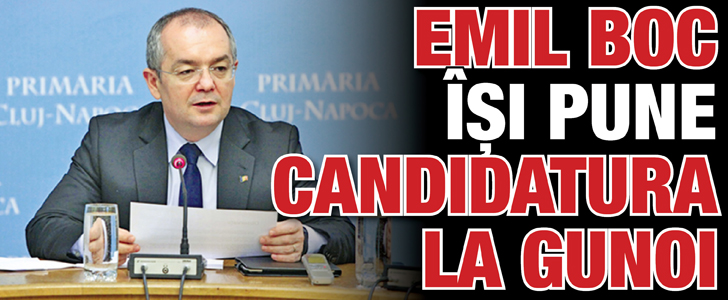 Boc isi pune candidatura la gunoi