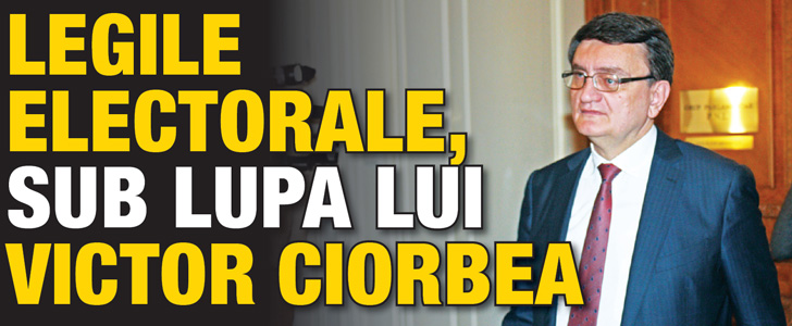 Legile electorale, sub lupa lui Victor Ciorbea