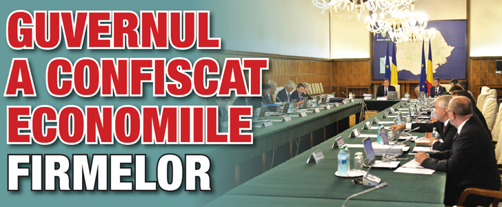 Guvernul a confiscat economiile firmelor